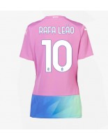 AC Milan Rafael Leao #10 Alternativní Dres pro Dámské 2023-24 Krátký Rukáv